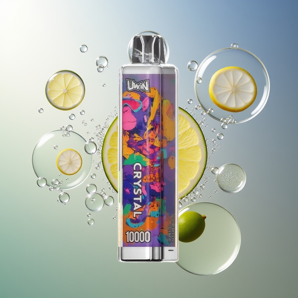 Odkryj Uwin Crystal 10000 Lemon Lime &ndash; Rewolucyjny smak dla miłośnik&oacute;w wapowania